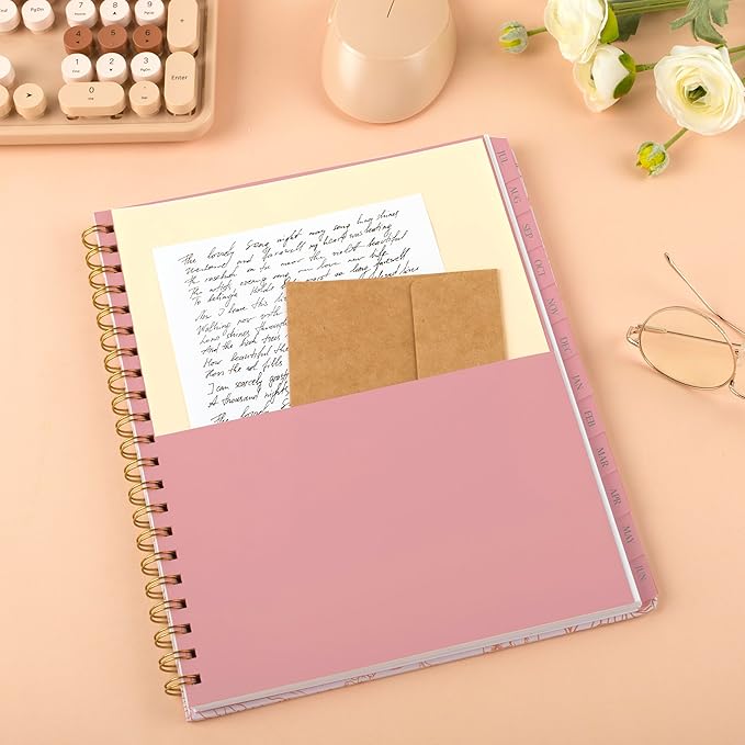 Cambridge Planner 2026-2027 Weekly & Monthly Academic 12-Month July-June, 8-1/2" x 11", Pen+Pillar, Sketched Floral (PP25-905A)