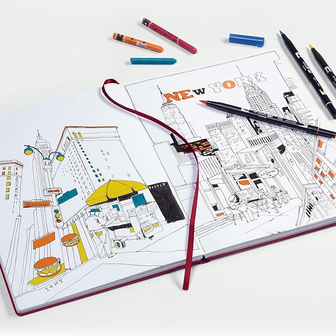 Leuchtturm1917 - Master A4 Hardcover Sketchbook (Lemon) - 112 Pages of 150g/m² Paper
