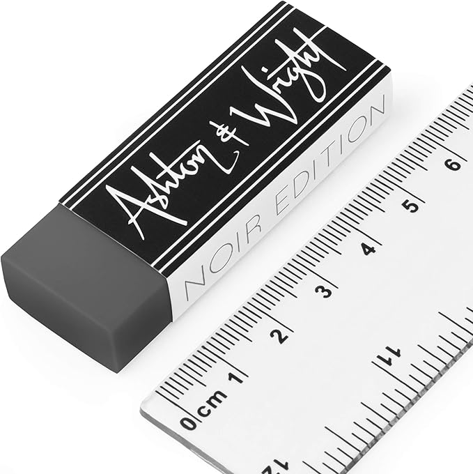 Ashton and Wright - Classic Eraser - Latex Free Plastic Rubber (Pack of 20, Grey Tones)