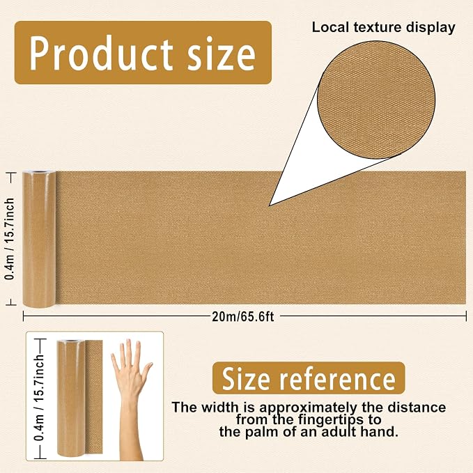 Burlap Bulletin Board Roll Non-Woven Fabric Poster 15.7" x65.6ft