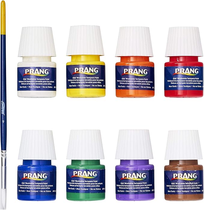 Prang Tempera Paint Set, 8, Assorted 8