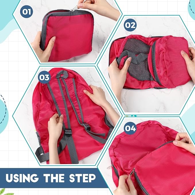 Jexine 10 Pcs Backpacks Bulk 16.5 Inches Lightweight Travel,Multicolor | Basic Book Bags for School Outdoor, Foldable Storage, Ideal Students Adults Commuters, Bulk Backpack Set for Teams