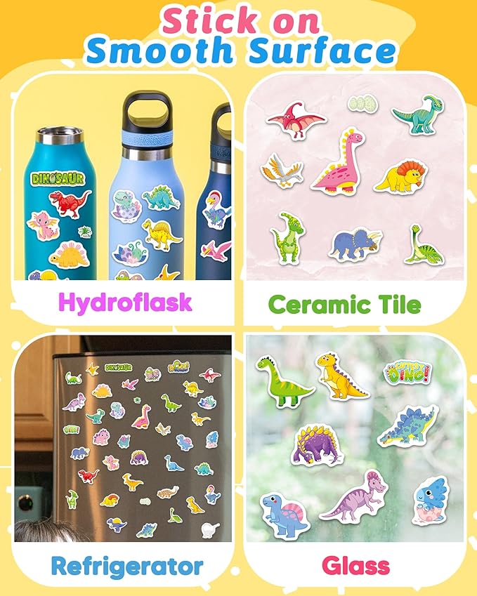 Benresive Reusable Sticker Book for Toddlers & Stickers for Kids, Toddler Travel Toys, Craft Activities, Boys & Girls Birthday Gifts
