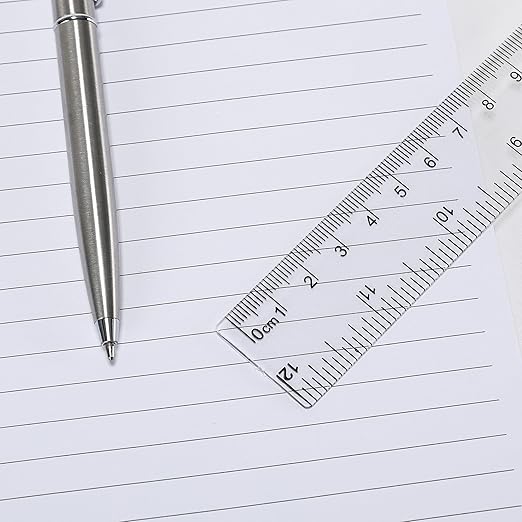 Ruler 12 Inch,Kid Rulers for School,Rulers Bulk for Classroom 8 Pack
