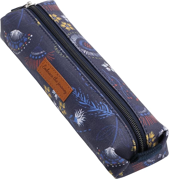 Mr. Pen- Cute Pencil Case Pouch, Multipurpose Canvas Bible Pencil Pouch, Smooth Zipper, Premium Material, Neat Stitches, Ideal for Stationery, Cosmetics, Electronics, School, Office, Travel