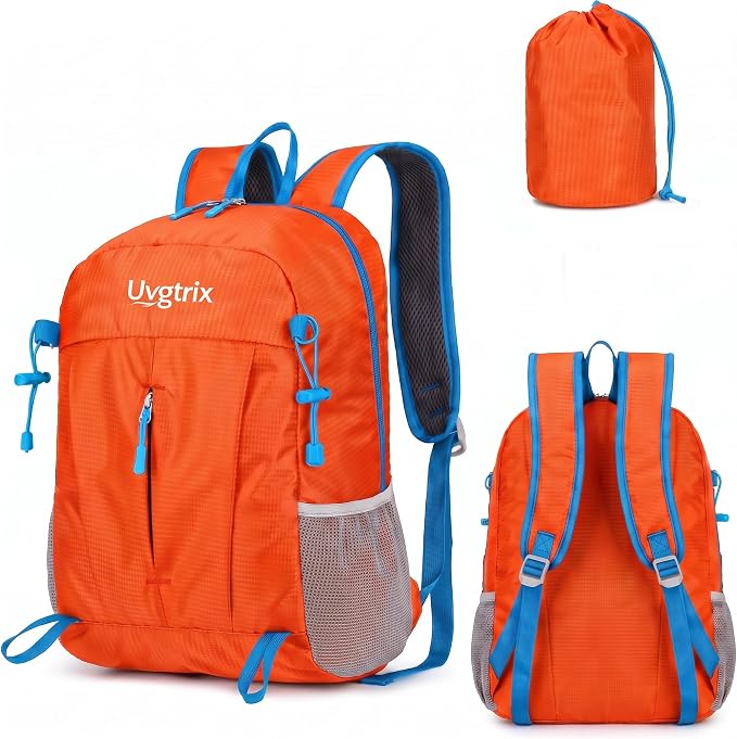 20L Water Resistant Foldable Packable Daypack Backpack | Lightweight Durable Portable Outdoor Travel Backpack for Women Men Camping Climbing Hiking Walking Sports Daily Commuting