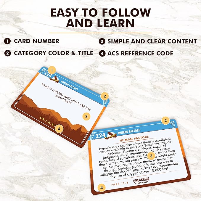 Commercial Pilot Oral Exam Flashcards by Checkride Study Guide – 311 Flashcards Covering All Topics Developed by CFIs – Commercial Pilot Oral Exam Guide