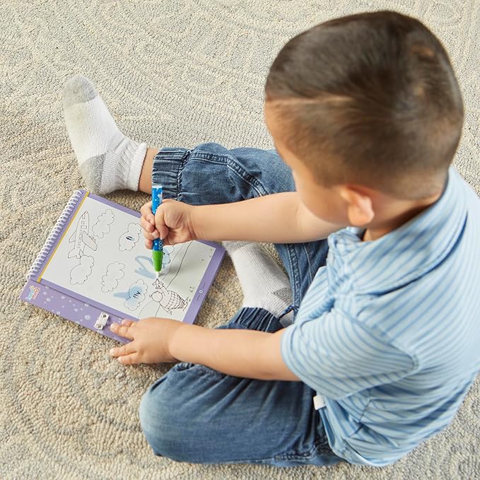 hand2mind Bob Books Sight Words Water Workbook Set, Water Pen Coloring Books for Toddlers, No Mess Coloring, Water Reveal Pads for Kids, Science of Reading (3 Water Books and 3 Water Pens)