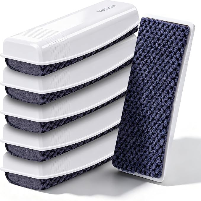 VUSIGN Dry Erase Eraser, Magnetic White Board Eraser, 6 Pack