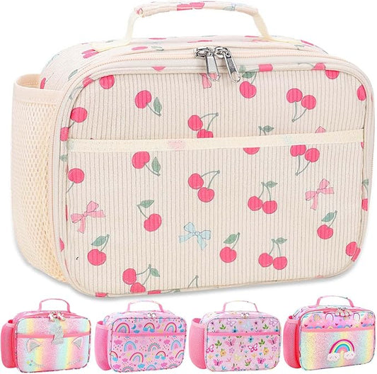 RHCPFOVR Kids Lunch Bag - Insulated Lunch Box for Boys Girls,Washable Lunch Bag and Reusable Toddler Leak-proof Lunchbox for School and Daycare
