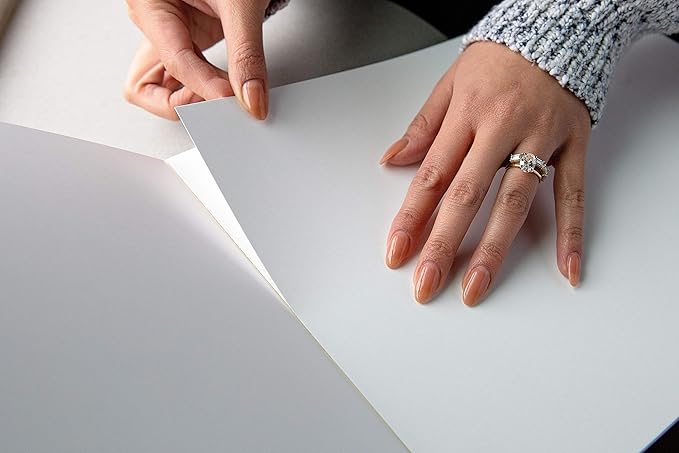 Strathmore 300 Series Bristol Paper Pad, Smooth, Tape Bound, 14x17 inches, 20 Sheets (100lb/270g) - Artist Paper for Adults and Students - Markers, Pen and Ink