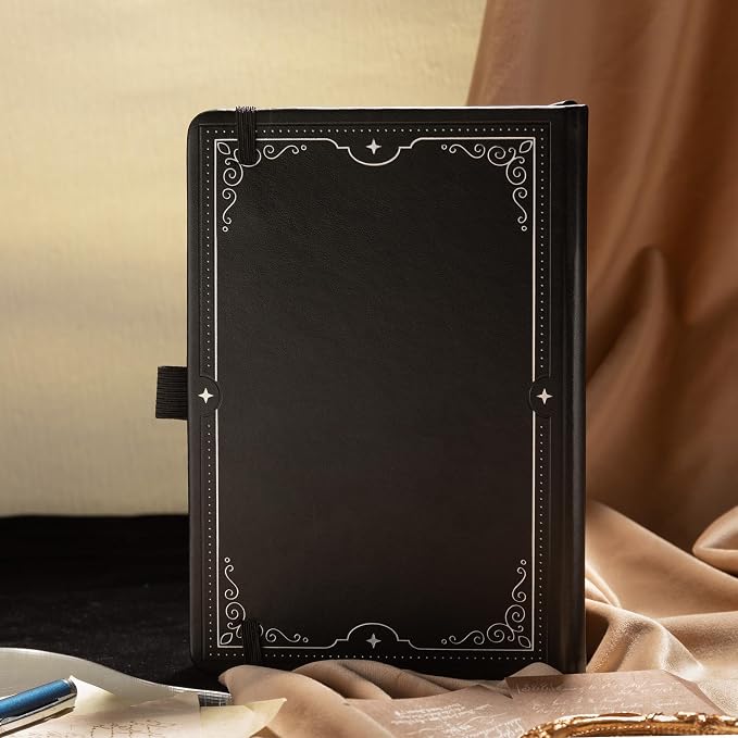 TIEFOSSI Tree of Life Journal, A5 Dotted Journal for Women Men, Dot Aesthetic Notebook with 190 Numbered Pages, Hardcover Vegan Leather Journals with Bookmark, 160 GSM Thick Paper