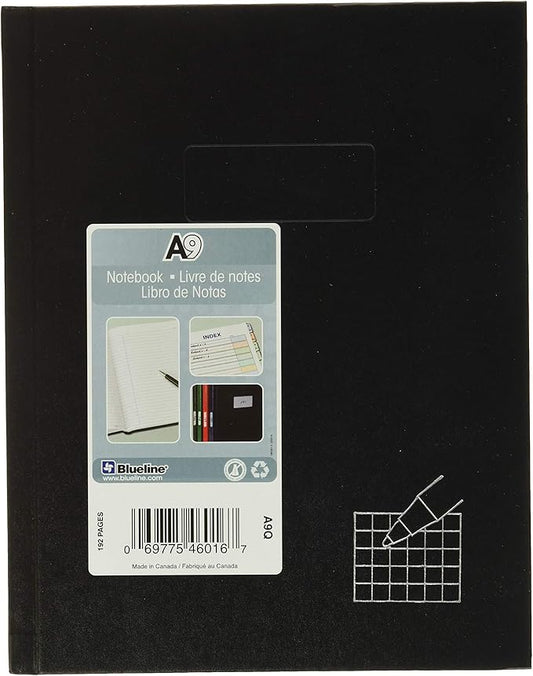 Blueline Business Notebook, 4 x 4 Quad Ruled, 9.25" x 7.25", 192 Pages (A9Q)