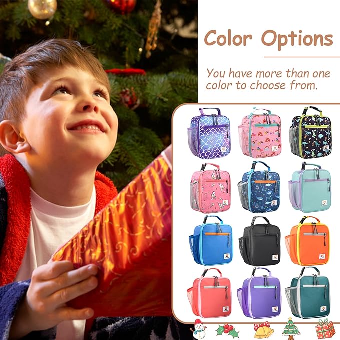 CaCTOUR Lunch Box Kids,Premium Insulated Lunch Bag for Girls Boys,Soft Bag Mini Cooler Back to School Thermal Reusable Lunch Bag for Work School Picnic （Brown Dino