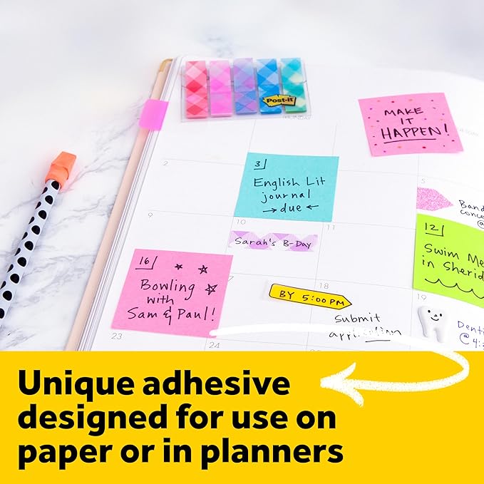 Post-it Notes Cube, 1 7/8 in. x 1 7/8 in., 3 Sticky Notes Pad, 400 Sheets, Assorted Bright Colors (Pack of 8)