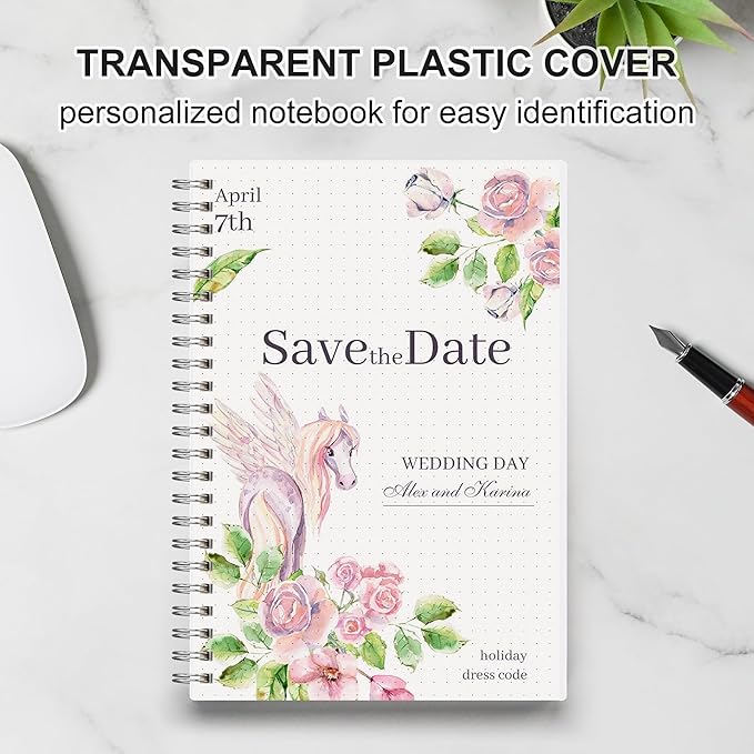 RETTACY Dotted Journal Notebook, 3-Pack, 160 Pages per Pack, A5 Medium Size (5.7'' × 8.3''), 100 GSM Thick Paper, Spiral-bound, Flexible Plastic Cover, for Journaling, Planning, Tracking