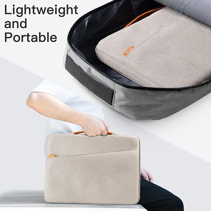 JETech Laptop Sleeve for 15-Inch MacBook Air (M2-M5, 2023-2026), MacBook Pro 15/16-Inch (M1-M5, 2019-2026), Bag Case with Portable Handle and Pocket (Starlight)