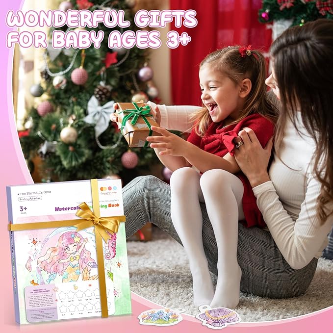 Accevo Paint with Water Coloring Books for Kids, Watercolor Painting Sets for Kids Ages 3-5 4-8, Arts and Crafts Drawing Activities Toy Birthday Gift for Boys Girls