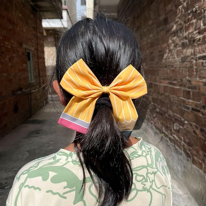 Back to School Outfits for Girls,Pencil Hair Bow Clips Hair Accessories for Teen Girls,First Day of School Gifts for Students,Pencil Yellow Headband (2Pcs)