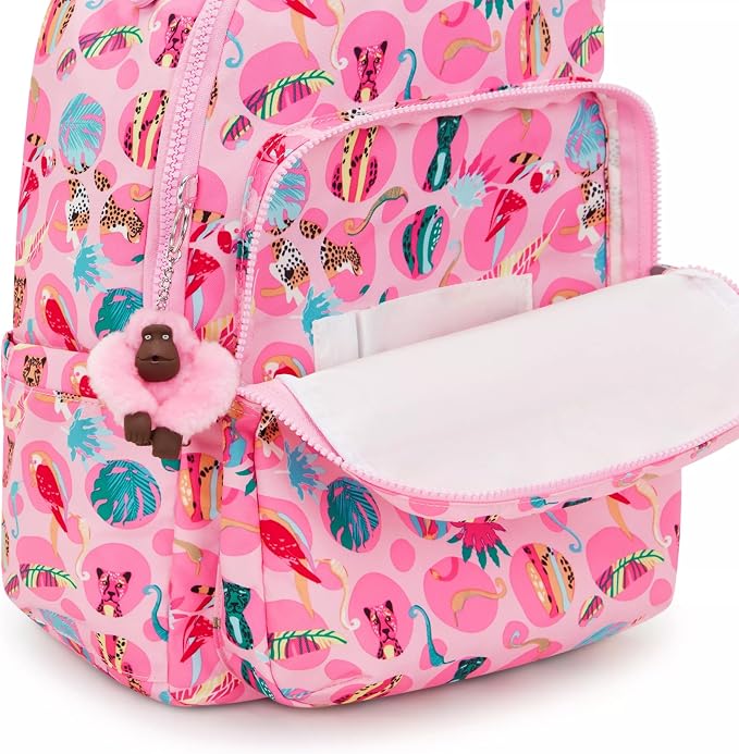Kipling Women's Seoul 15" Laptop Backpack, Durable, Roomy with Padded Shoulder Straps, Built-In Protective Sleeve