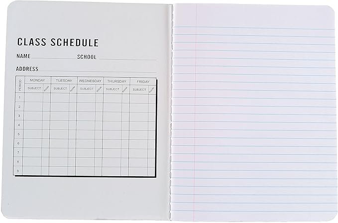 three leaf 100 Sheets Wide Ruled 9-3/4" X 7-1/2" Composition Notebook, Pack of 1, Writing Journal Notebook, Home School Supplies For College Students.