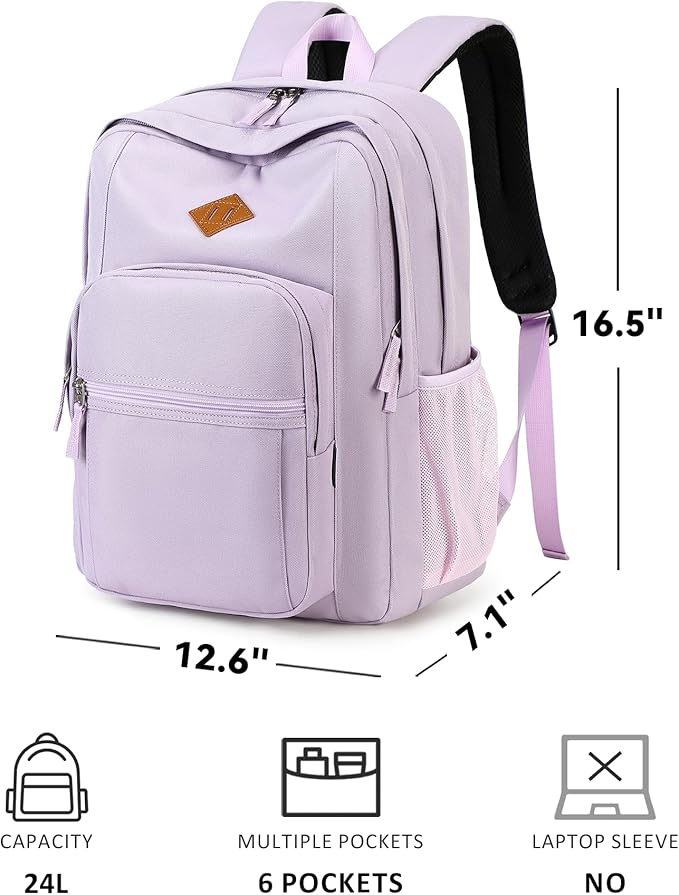 abshoo Classical Basic Travel Backpack For School Water Resistant Bookbag | For School, For School