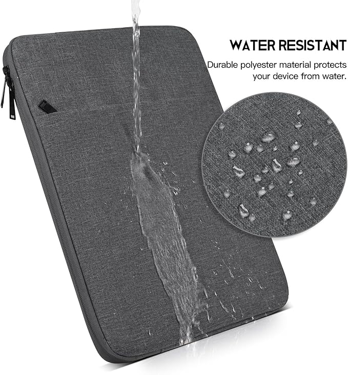 15.6-16 inch Laptop Sleeve Case for HP Omnibook 16, HP Envy X360/Pavilion 15.6/ProBook 15, Lenovo IdeaPad 15, Acer Aspire 15, Dell Inspiron 16 Plus, Samsung Galaxy, Water-Resistant Computer Bag