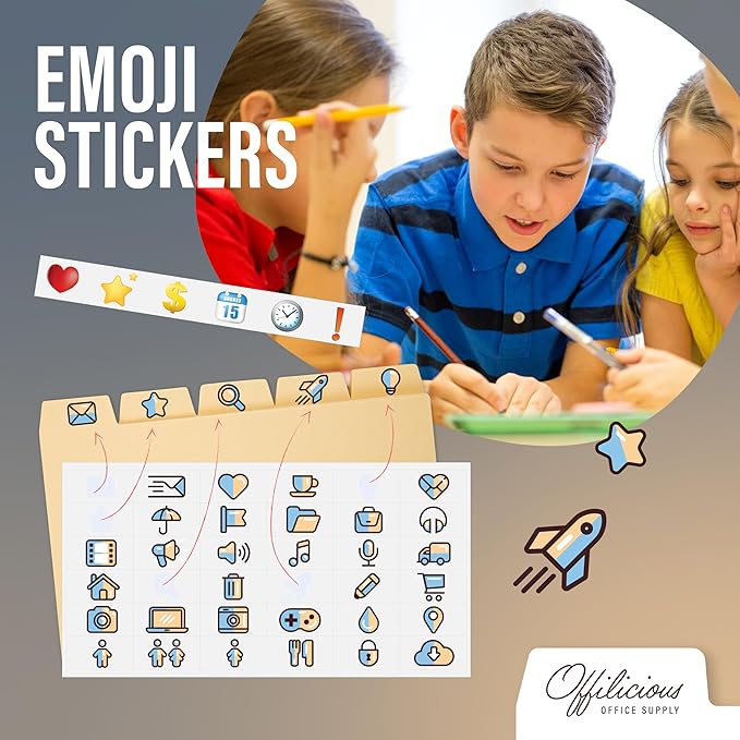 Index Card Dividers 5x8" — 50 Pcs of Cardboard Alphabet Dividers with 108 Stickers & Tabs for Index Card Organizer Holder, Storage File Box, Notecard Organizers — Recipe, Monthly, Alphabetical Cards
