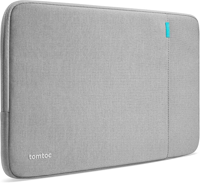 tomtoc 360° Protective Laptop Sleeve for 16-inch MacBook Pro M5 Pro/Max (2026) A3428 A3429, M4/M3/M2/M1 A3403 A3186 A2991 A2780, Water-Resistant MacBook Case Bag with Accessory Pocket Fits Dell XPS 16