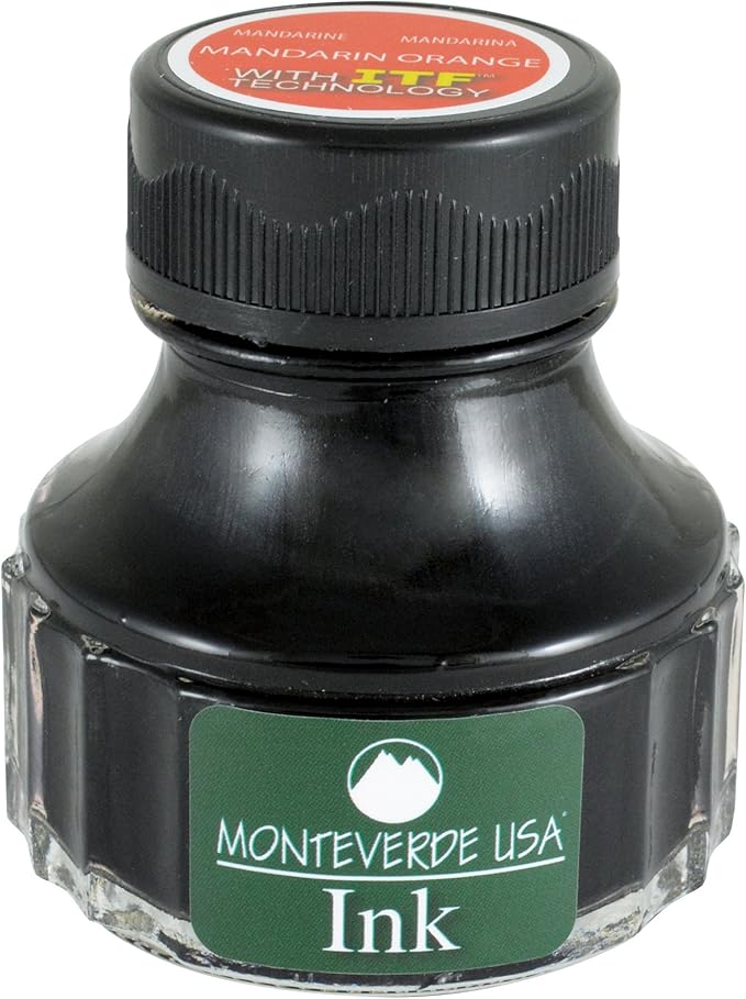 Monteverde USA Ink with ITF Technology, 90 ml Mandarin Orange (G308MO)