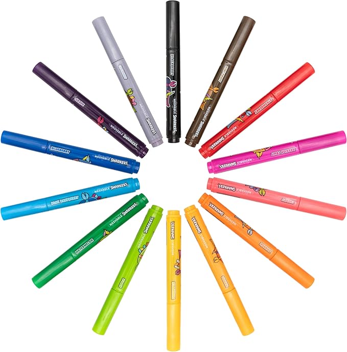 Smarkers - Washable Scented Markers, Assorted Colors, Medium Tip, 14 Count