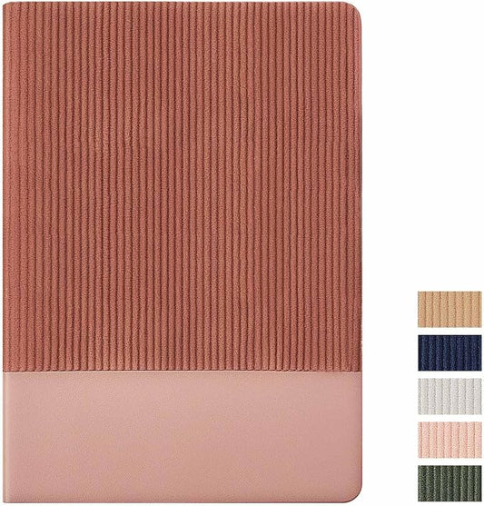 Dotted Journal Notebook Soft Cover PU Leather Journaling Notebooks for Women Men Writing Work Office School 160 Pages 100 GSM Thick Paper A5 Dotted 80 Sheets 5.79"x8.27", Dark Pink