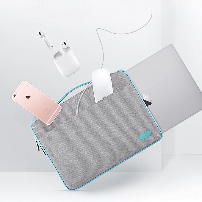 Hseok Laptop Sleeve 14-15 Inch Case Briefcase Compatible with MacBook Neo Pro 14 M5/M4/M3/M2/M1, MacBook Air/Pro 15 M4/M3/M2, XPS 15, Most Popular 13"-14" Notebooks,L01G04