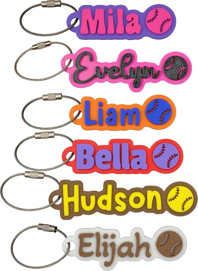 SuperFineDeesigns Bag & Water Bottle Name Tag