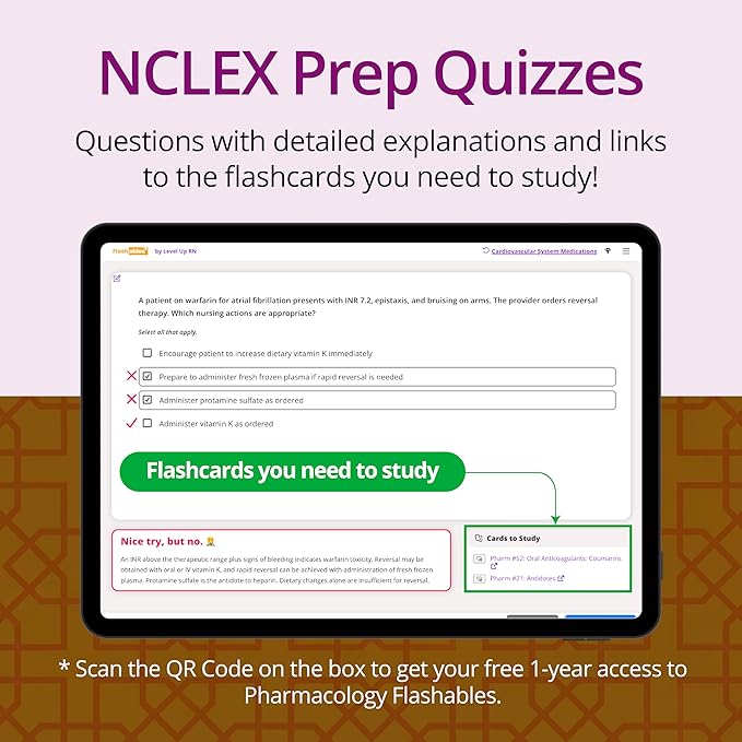 Pharmacology Flash Cards – No Fluff – Nursing School Essentials for Students – 2026 NCLEX ATI HESI Review LPN RN Flash Cards (223 Cards)