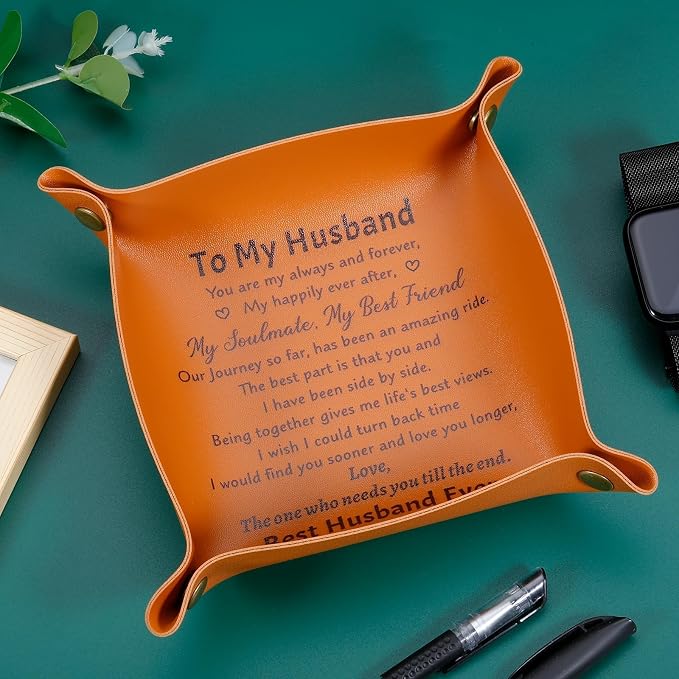 Husband Birthday Gift from Wife Husband Birthday Gift Basket Coolest Gifts for Men Anniversary Leather Gifts for Him Christmas Stocking Stuffers Fathers Day Presents for Men