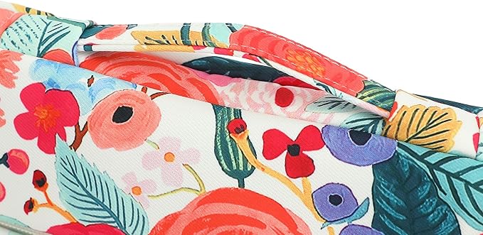 360° Protective Laptop Sleeve Case Bag with 3 Pockets,Handle,Luggage Strap for MacBook Pro 14 inch and 14 inch-14.4 inch Screen Laptop (Watercolor Flowers)