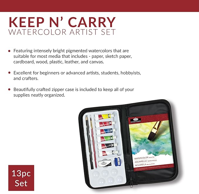 Kc Watercolor Paint Set Keep & Carry