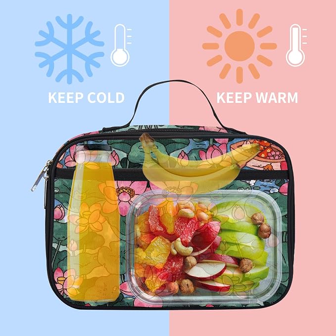 rickyh style Kids Insulated Lunch Box Thermal School Cooler hot Bag for Child