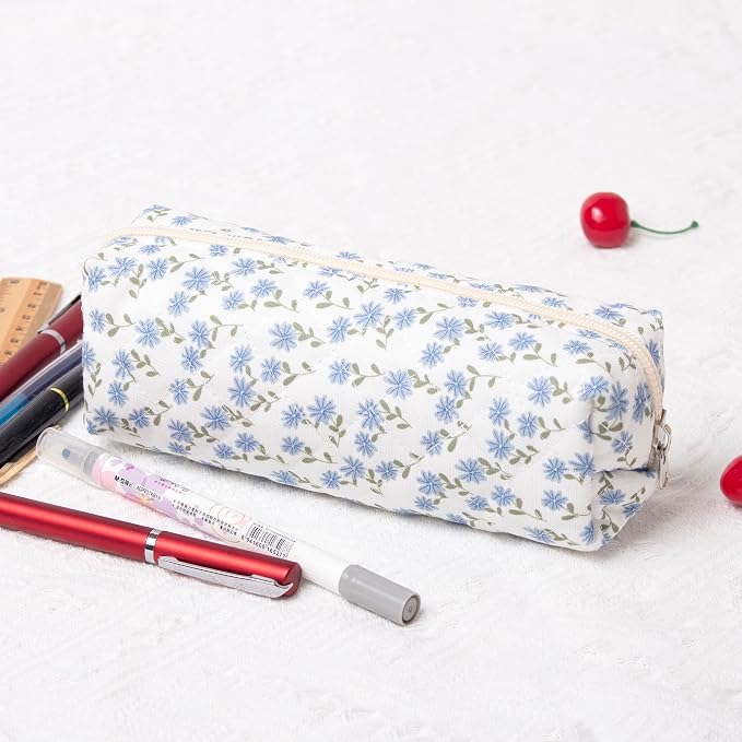 Pencil Case Pen Case Office College School Storage Bag Pouch Holder Box Organizer Makeup Pouch Cosmetic Bag Aesthetic Cute Pencil Case for Girls Boys Kids (ZP)