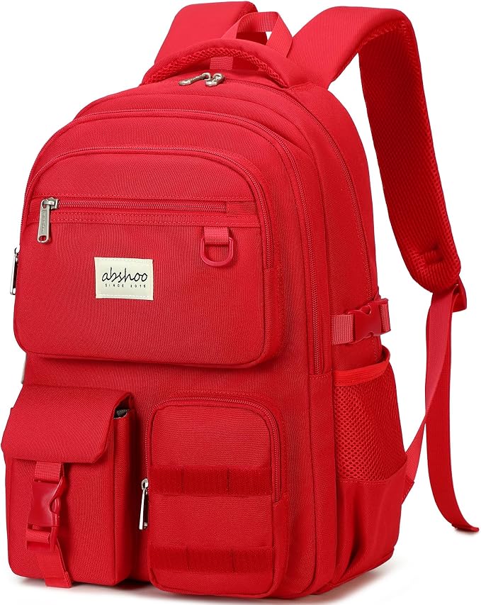abshoo Large Heavy Duty Backpack For School College Bookbag Casual Multi Pocket Travel Backpacks
