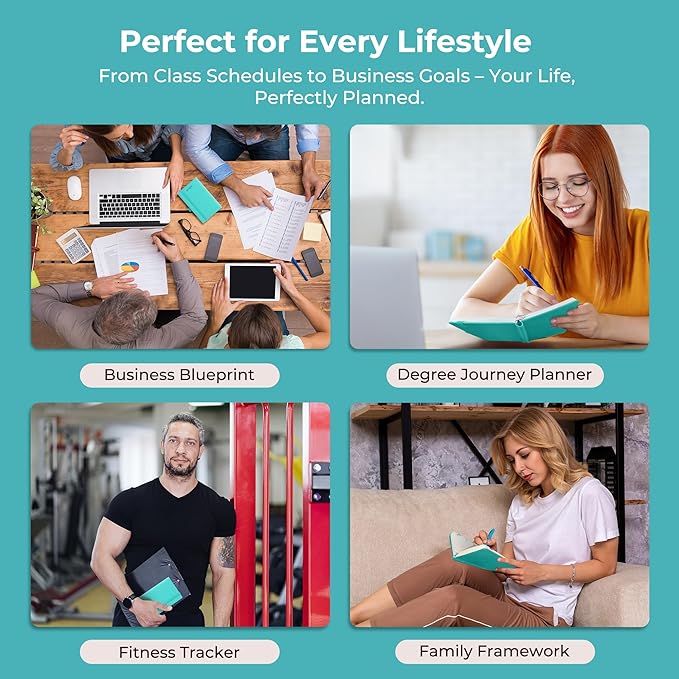 Weekly Monthly 2026-2027 Planner (July 26-Dec 27),6.5"x3.75",18 Months Agenda Plan with Month Tabs & Pocket,Expenses/Note Pages, Academic Calendar with Vegan Leather Cover,Light Blue