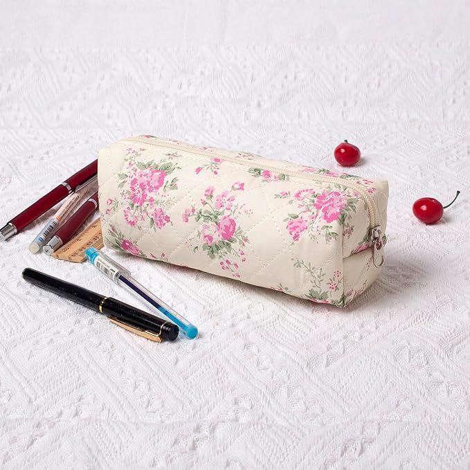 Pencil Case Pen Case Office College School Storage Bag Pouch Holder Box Organizer Makeup Pouch Cosmetic Bag Aesthetic Cute Pencil Case for Girls Boys Kids (ZL)