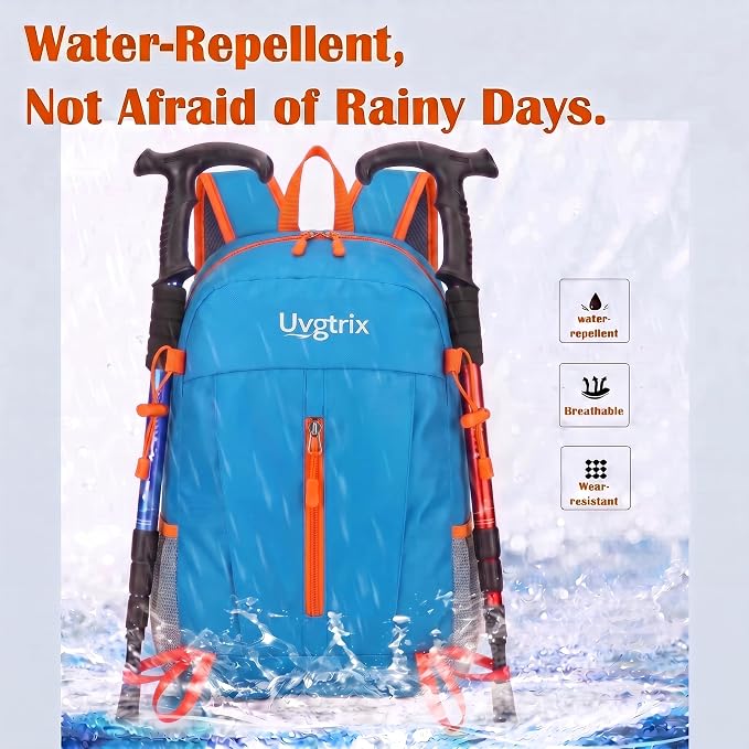 20L Water Resistant Foldable Packable Daypack Backpack | Lightweight Durable Portable Outdoor Travel Backpack for Women Men Camping Climbing Hiking Walking Sports Daily Commuting