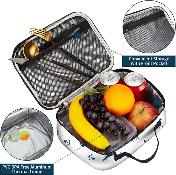 rickyh style Kids Insulated Lunch Box Thermal School Cooler hot Bag for Child
