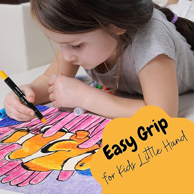 Mr. Pen- Gel Crayons, 20 Pack, Twistable, Non-Toxic, Coloring Crayons for Kids & Adults, Smooth Drawing Sticks for Art, Blending, Crafts & Creative Projects