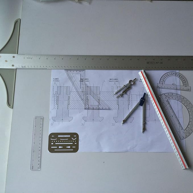 Profesional Compass for Geometry Up to 18 inch Diameter,Geometry Precision Tool for student,Drawing Tools & Drafting Kits for Engineer,Drawing Tool,Geometry Set,Math Geometry Kits Set