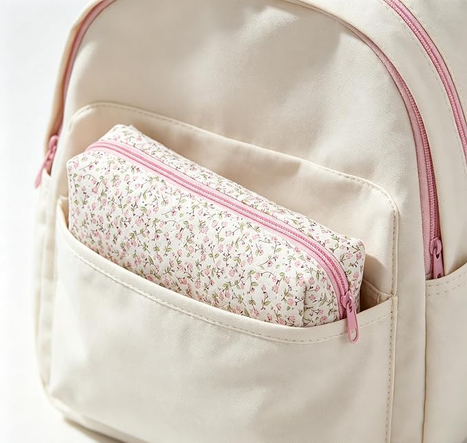 Pencil Case, Pencil Pouch for Women, Pencil Case Small, Pencil Pouch Aesthetic (Ditsy floral)