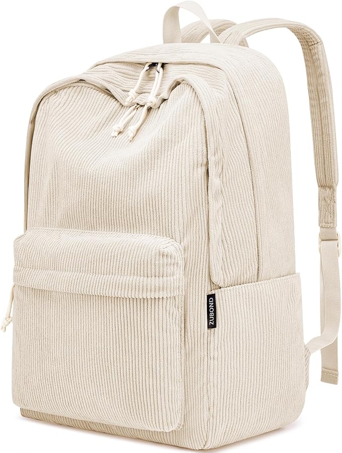 ZUBOND Backpack for School Girls and Boys, Lightweight School Bookbag for Teens, College Students Women & Men, Cute Large Laptop Backpack Fits 15.6 Inch Notebook