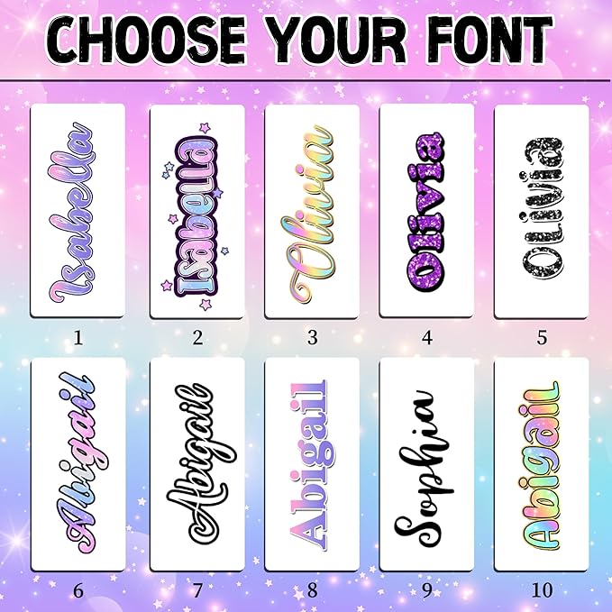 M YESCUSTOM Custom School Backpack for Girls with Name Shining Girls Backpack Multi Color Personalized Elementary Bookbag for Teen Shoulder Bag Children Travel Backpack Daypack Bag for School College
